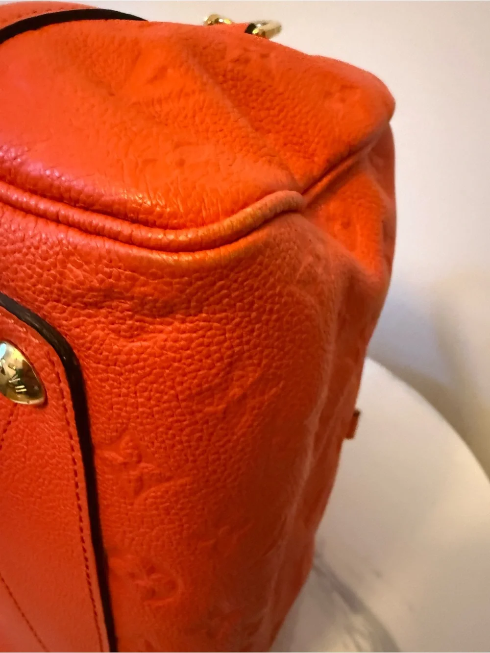 Louis Vuitton Orient Monogram Empreinte Leather Speedy Bandouliere 25 w/ COA